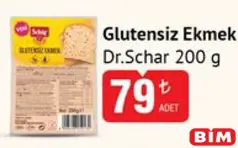 DR. SCHAR GLUTENSİZ EKMEK 200 G fiyat ve kampanya bilgisi